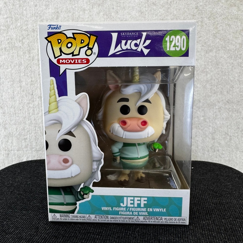 Funko Pop Movies Luck Jeff 1290 Vinyl Figure Skydance Animation Unicorn